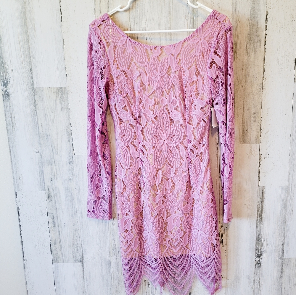 Purple Lace Dress